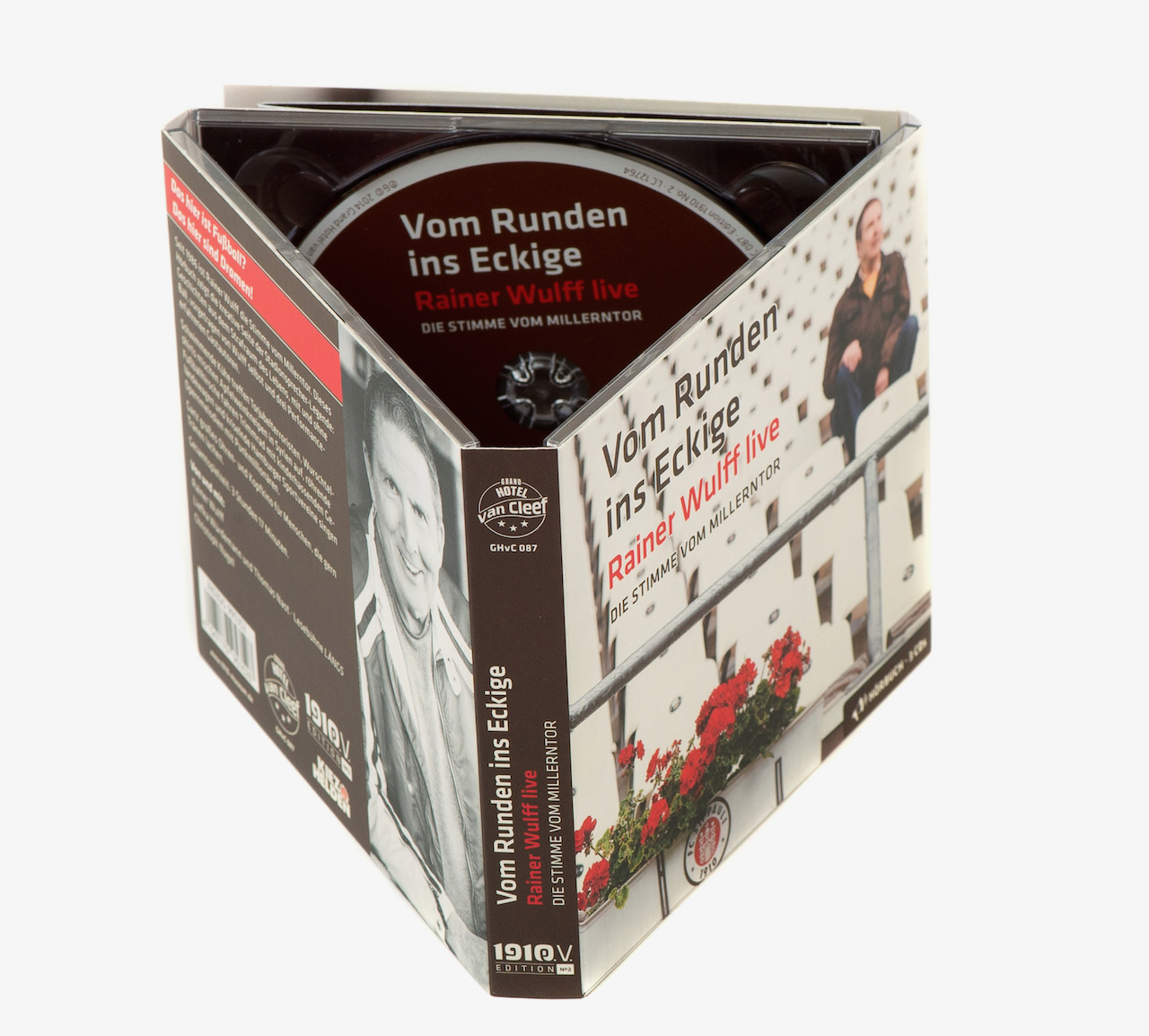 Rainers Wulffs Hörbuch „Vom Runden ins Eckige“ (3 CDs) ist weiterhin erhältlich – im Bundle mit dem Buch besonders günstig!