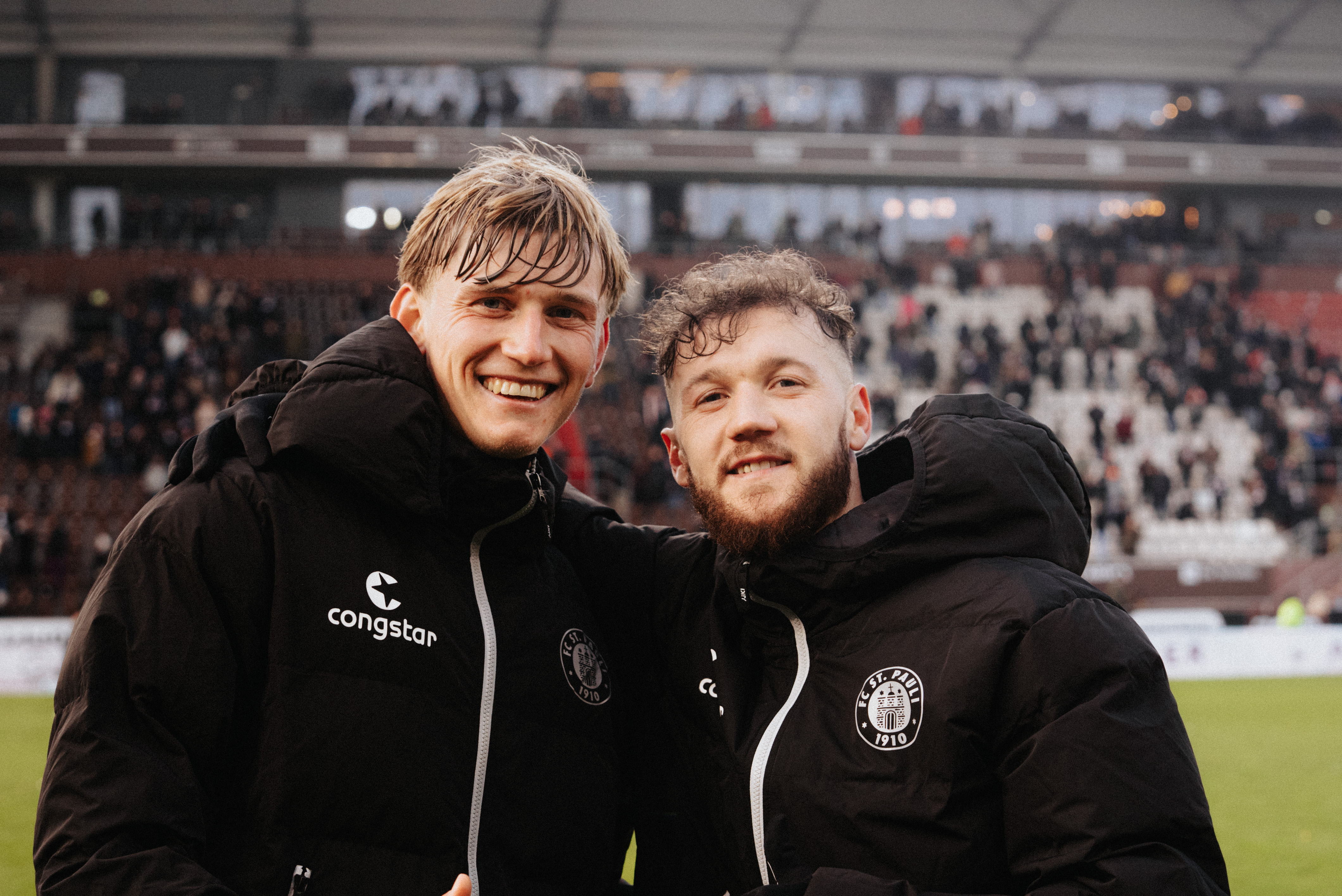 Aljoscha Kemlein (left) and Marcel Hartel team up well together on and off the pitch.