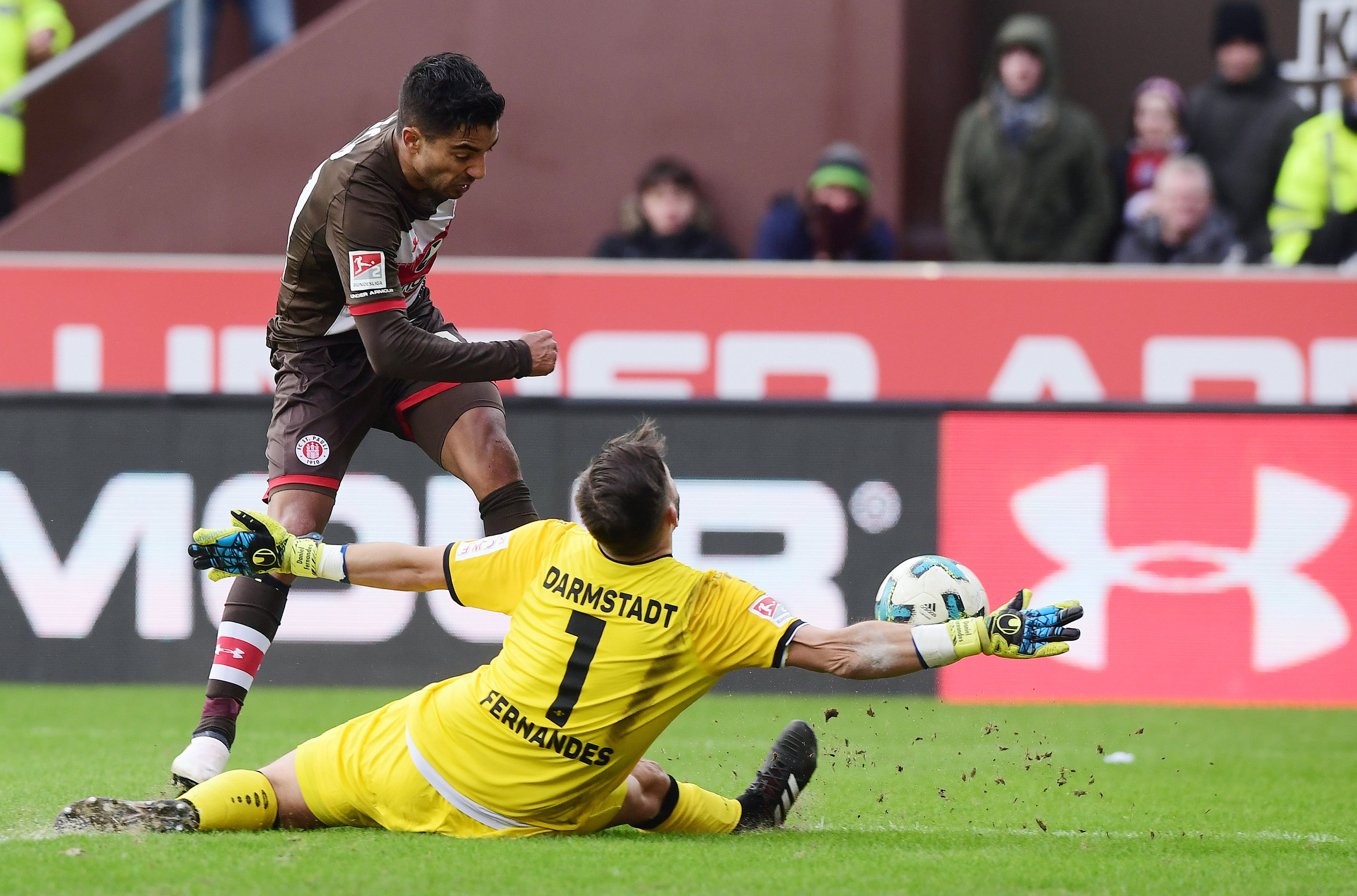 Frustratingly, the Boys in Brown created enough chances, but it was Darmstadt who led at the break.