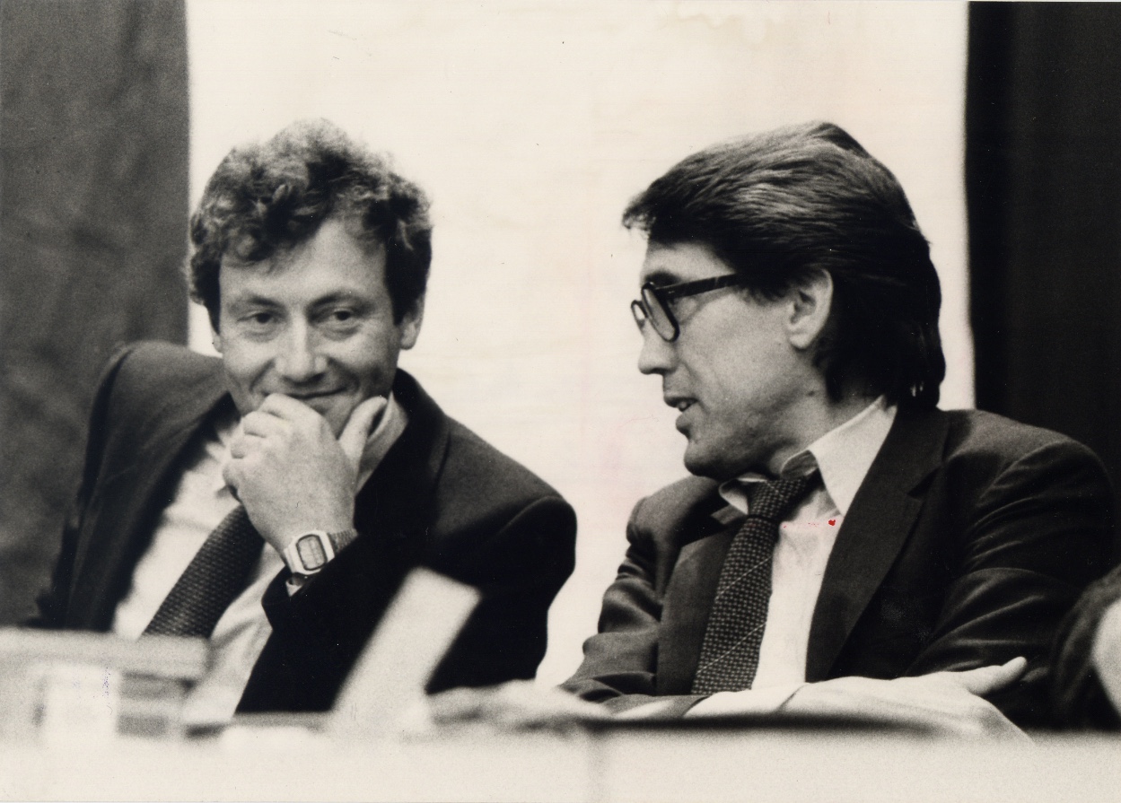 Zwei Präsidenten der Vorbeben- und KIEZBEBEN-Zeit: Wolfgang Kreikenbohm (ab 1979, links) und Otto Paulick (rechts, ab 1982).