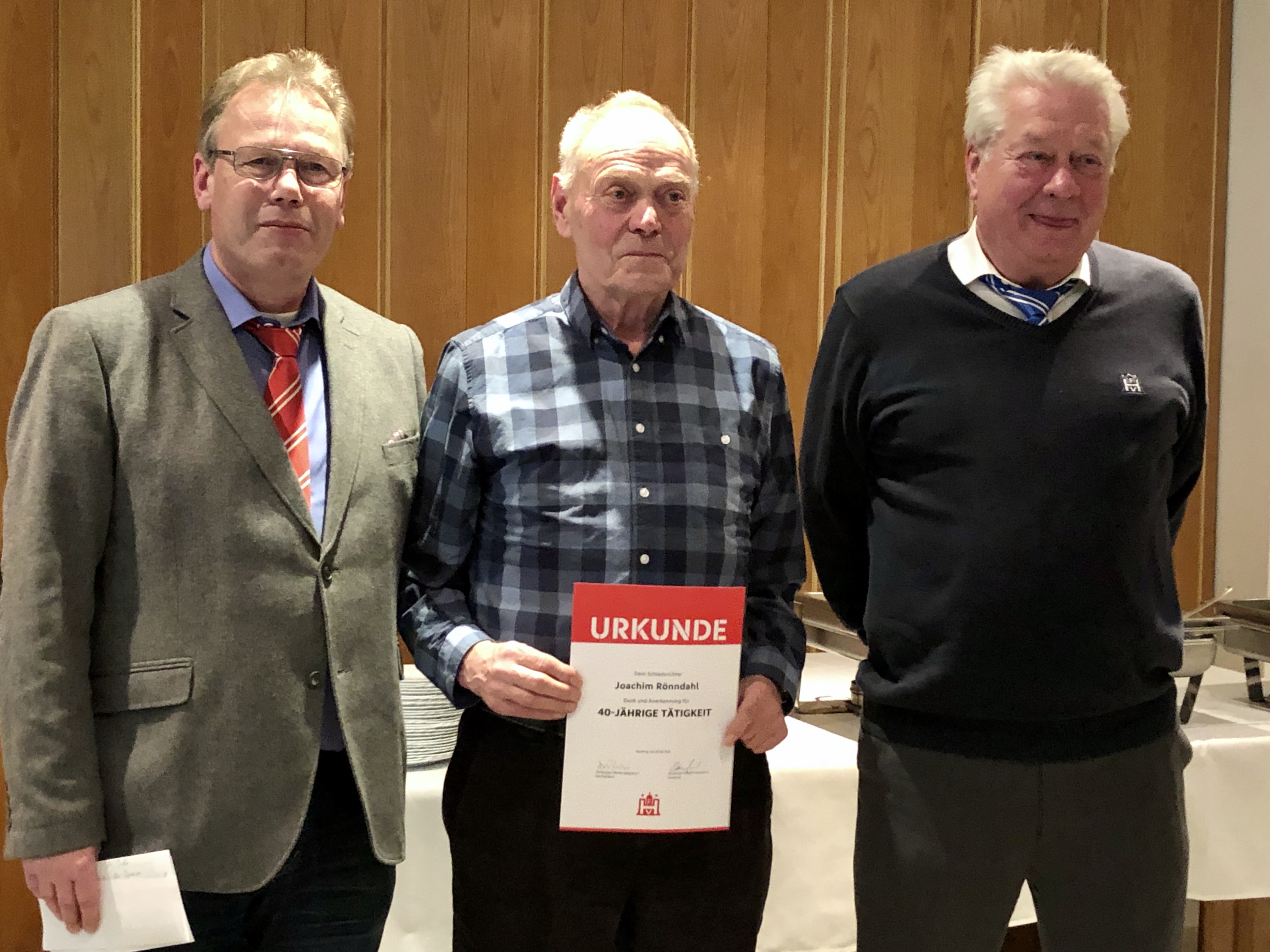 V.l.n.r.: Frank Behrmann, Jochen Rönndahl und Willi Deckert.